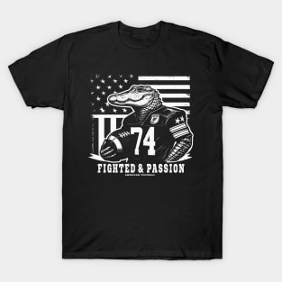 Crocodile American Football Vintage T-Shirt